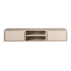 Furndea Industriele Kasten|Tv Meubels|Tony Zwevend Tv meubel Zand Mangohout 160 cm