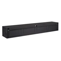 Furndea Industriele Kasten|Tv Meubels|Tony Zwevend Tv meubel Zwart Mangohout 200 cm