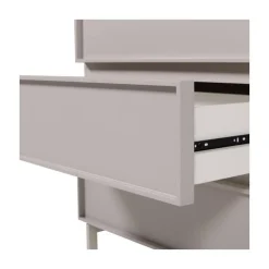 WOOOD Ladenkasten|Industriele Kasten|Tours Ladekast 4 Lades Melamine/MDF Zand 70cm