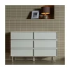 WOOOD Ladenkasten|Industriele Kasten|Tours Ladekast 6 Lades Melamine/MDF Zand 120cm