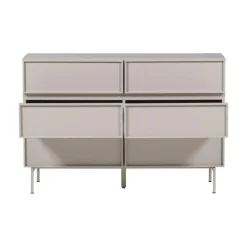 WOOOD Ladenkasten|Industriele Kasten|Tours Ladekast 6 Lades Melamine/MDF Zand 120cm