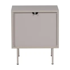 WOOOD Nachtkastjes|Industriele Kasten|Tours Nachtkastje Melamine/MDF Zand 45cm