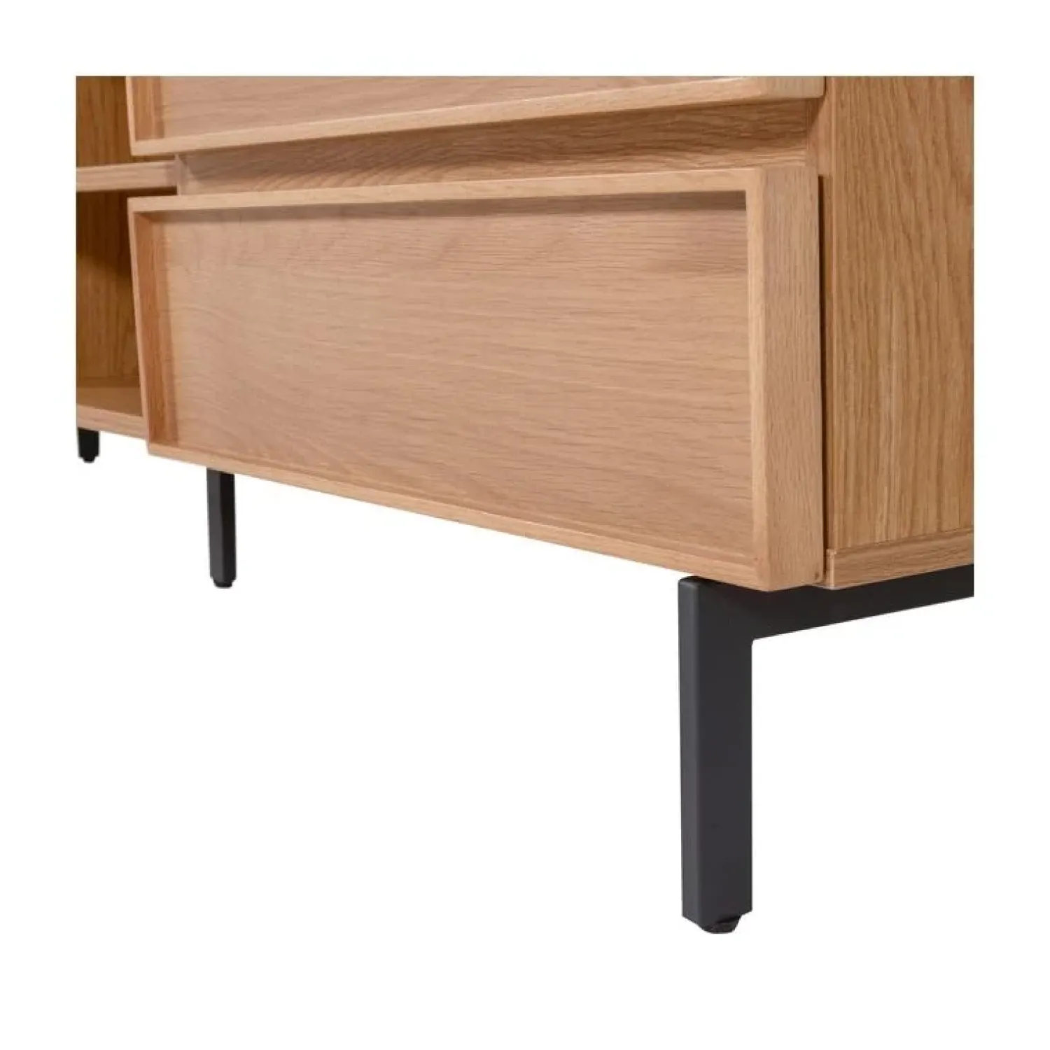 WOOOD Industriele Kasten|Tv Meubels|Tours Tv meubel Melamine/MDF Naturel 180cm