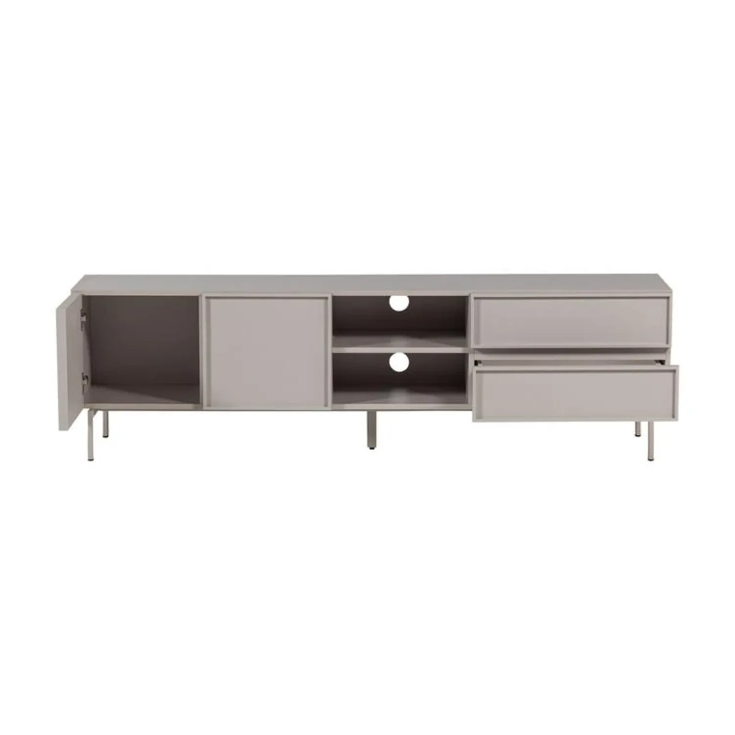 WOOOD Industriele Kasten|Tv Meubels|Tours Tv meubel Melamine/MDF Zand 180cm