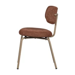 WOOOD Eetkamerstoelen|Travis Eetkamerstoel Bruin