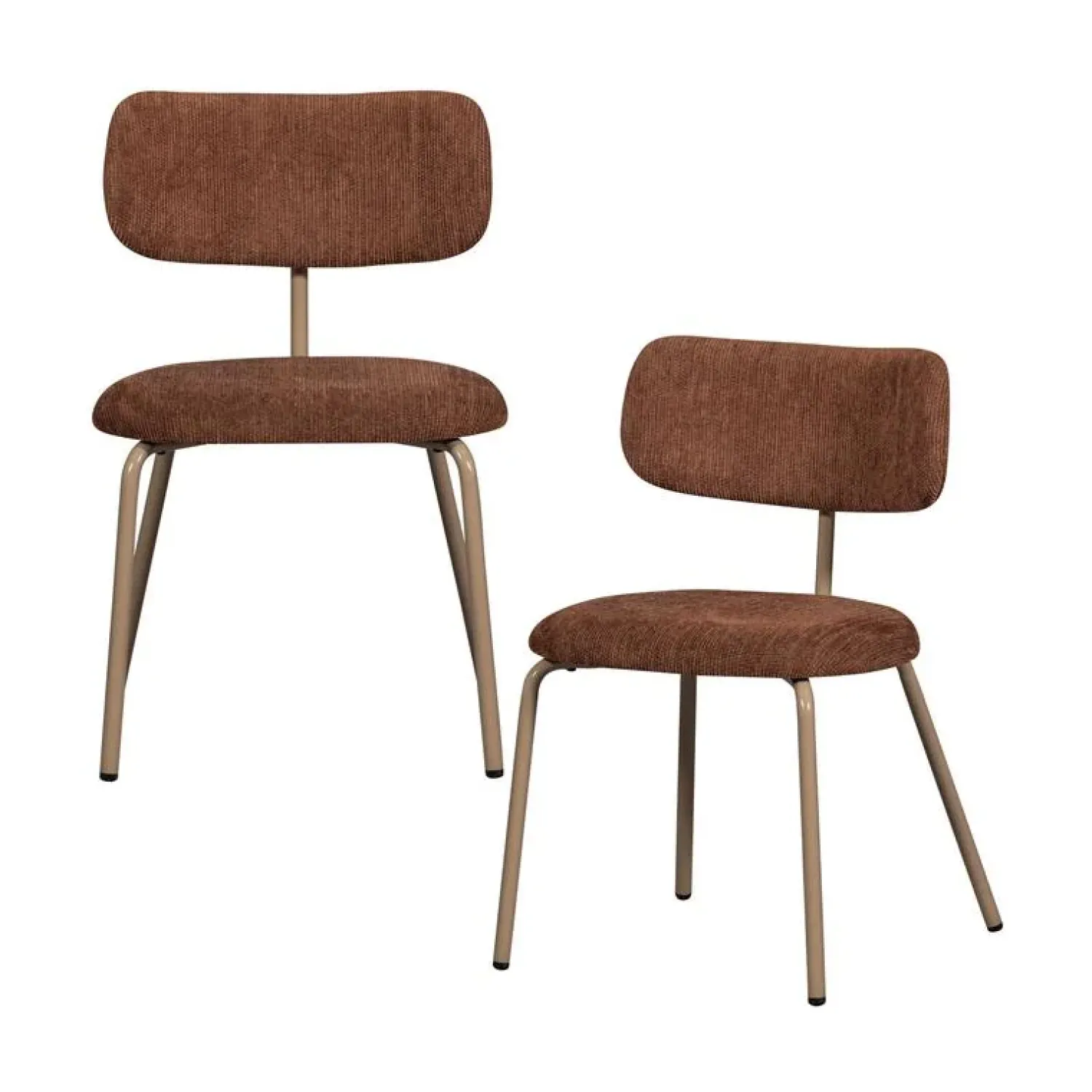 WOOOD Eetkamerstoelen|Travis Eetkamerstoel Bruin