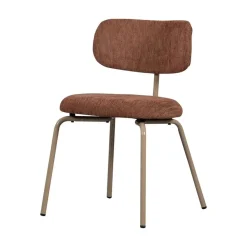 WOOOD Eetkamerstoelen|Travis Eetkamerstoel Bruin