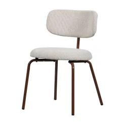 WOOOD Eetkamerstoelen|Travis Eetkamerstoel Off White