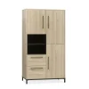 Maison Madera Wandkasten|Industriele Kasten|Tresso Wandkast Lichthout 112cm