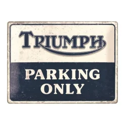 Metal Signs Metalen Borden|Triumph Parkeerbord - metalen bord