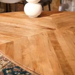 Tower living Eettafels|Trivero eetkamertafel driehoek 150cm naturel