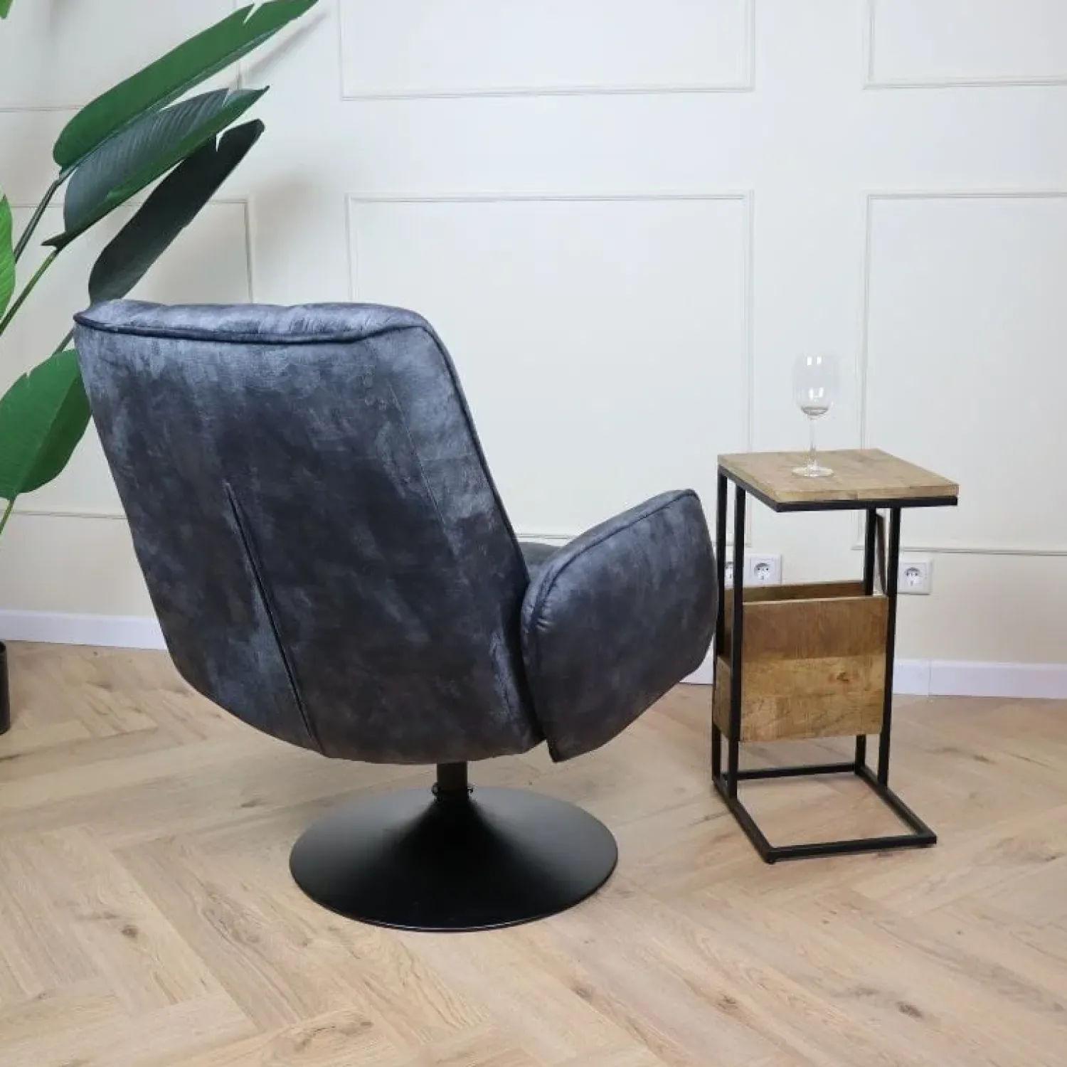 Tower living Fauteuils|Tropea Fauteuil Donker Grijs