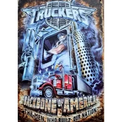 Cavetown Metalen Borden|Truckers Backbone - metalen bord