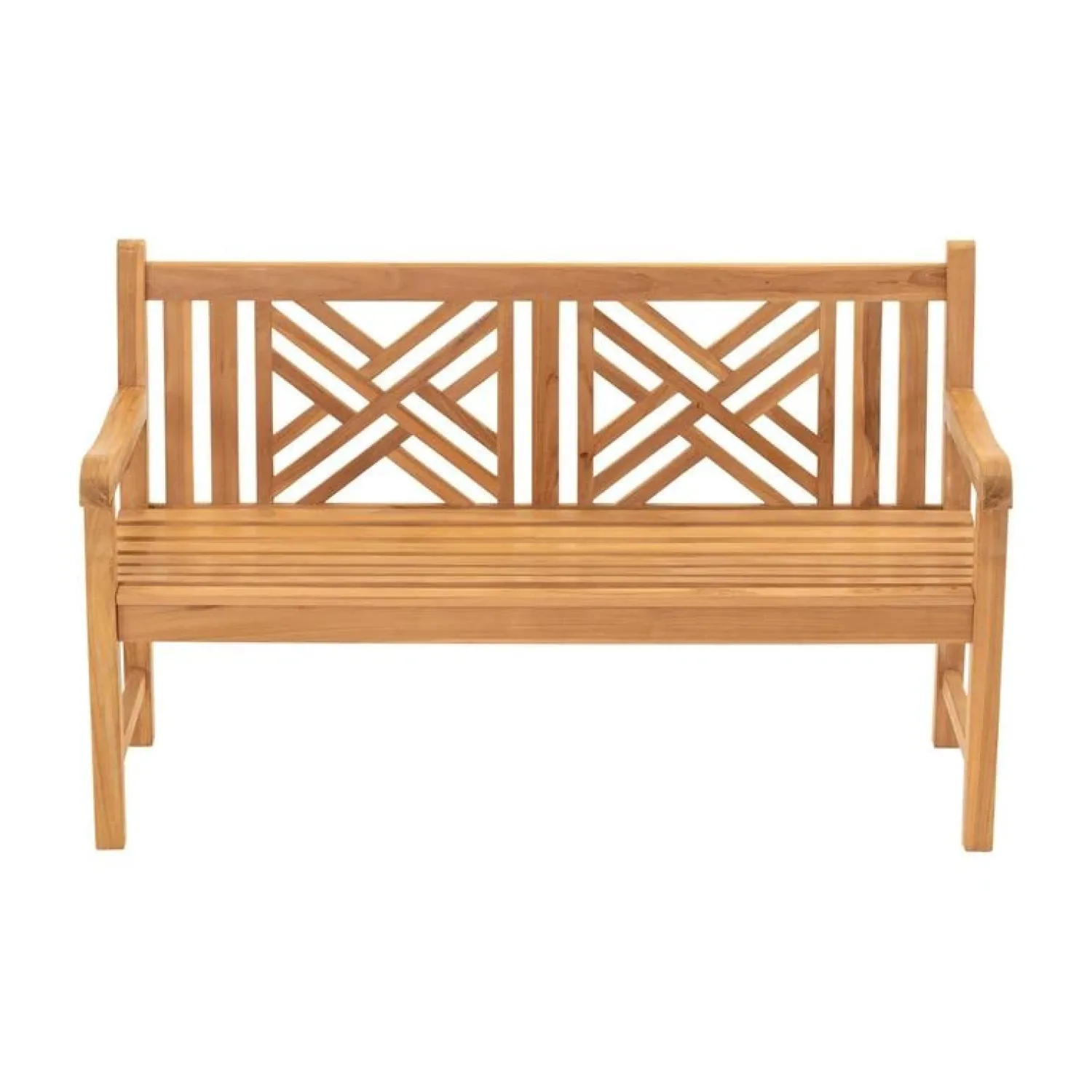 Lesli Living Tuinbanken|Tuinbank teak Cross 150cm