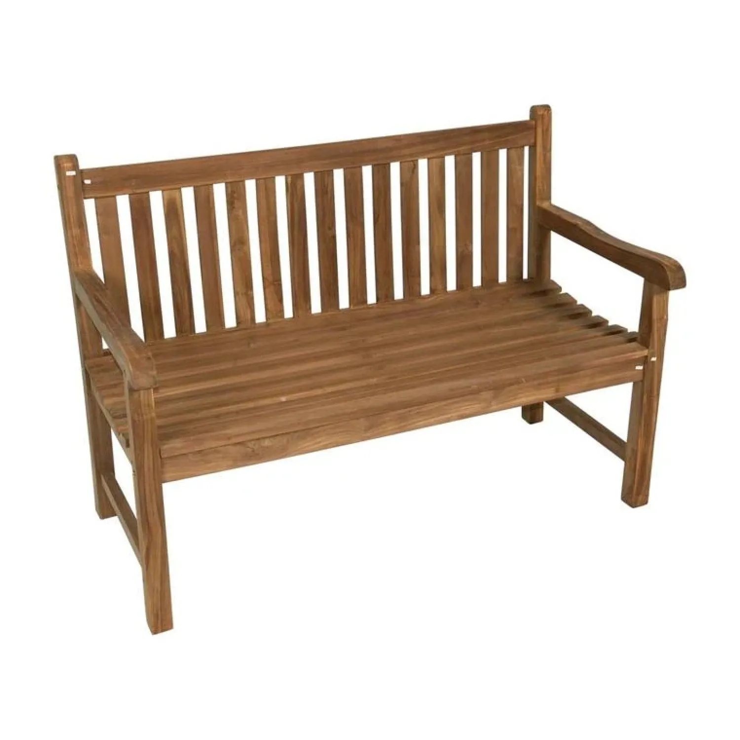 Lesli Living Tuinbanken|Tuinbank teak rechte rug 130cm
