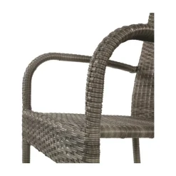 Lesli Living Tuinstoelen|Tuinstoel Corona grijs