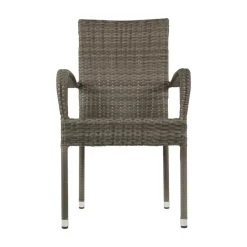 Lesli Living Tuinstoelen|Tuinstoel Corona grijs