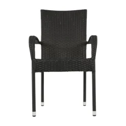 Lesli Living Tuinstoelen|Tuinstoel Corona zwart