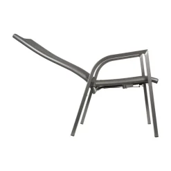 Lesli Living Tuinstoelen|Tuinstoel Mojito Noir verstelbaar