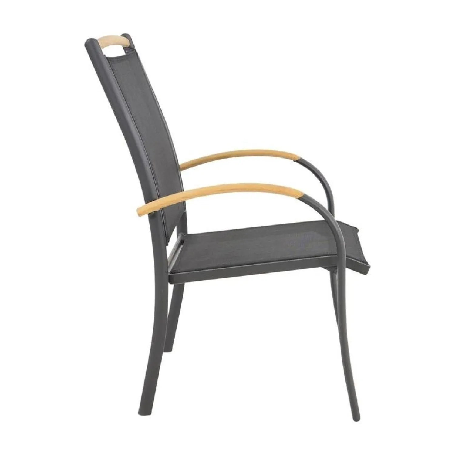 Lesli Living Tuinstoelen|Tuinstoel Monza zwart