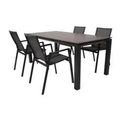 Lesli Living Tuinstoelen|Tuinstoel Tarragona Noir
