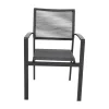 Lesli Living Tuinstoelen|Tuinstoel Vitolini Rope grijs