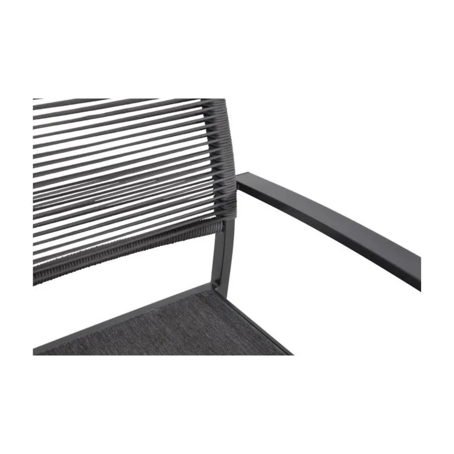 Lesli Living Tuinstoelen|Tuinstoel Vitolini Rope grijs