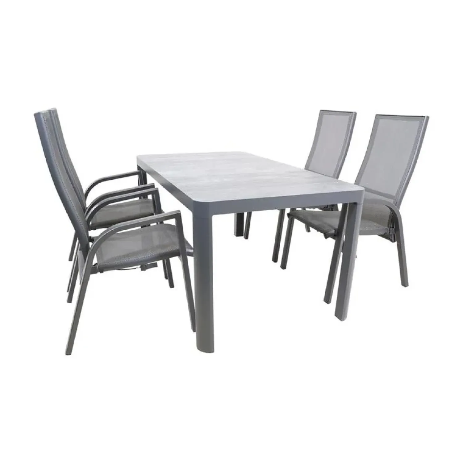 Lesli Living Tuintafels|Tuintafel Castilla 2.0 Noir 160cm