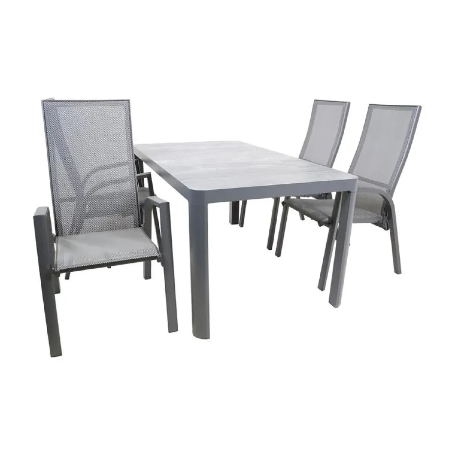Lesli Living Tuintafels|Tuintafel Castilla 2.0 Noir 160cm