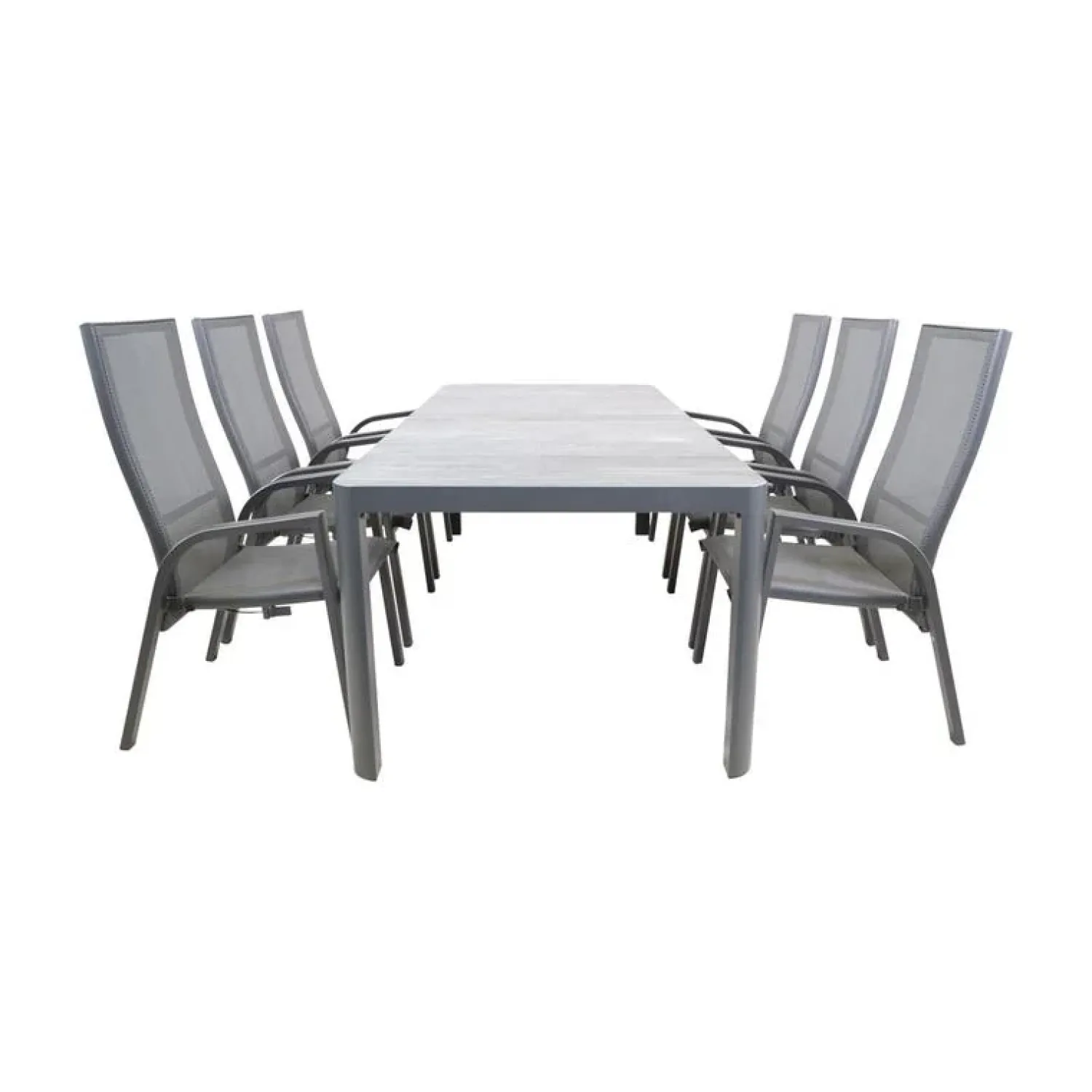 Lesli Living Tuintafels|Tuintafel Castilla 2.0 Noir 220cm