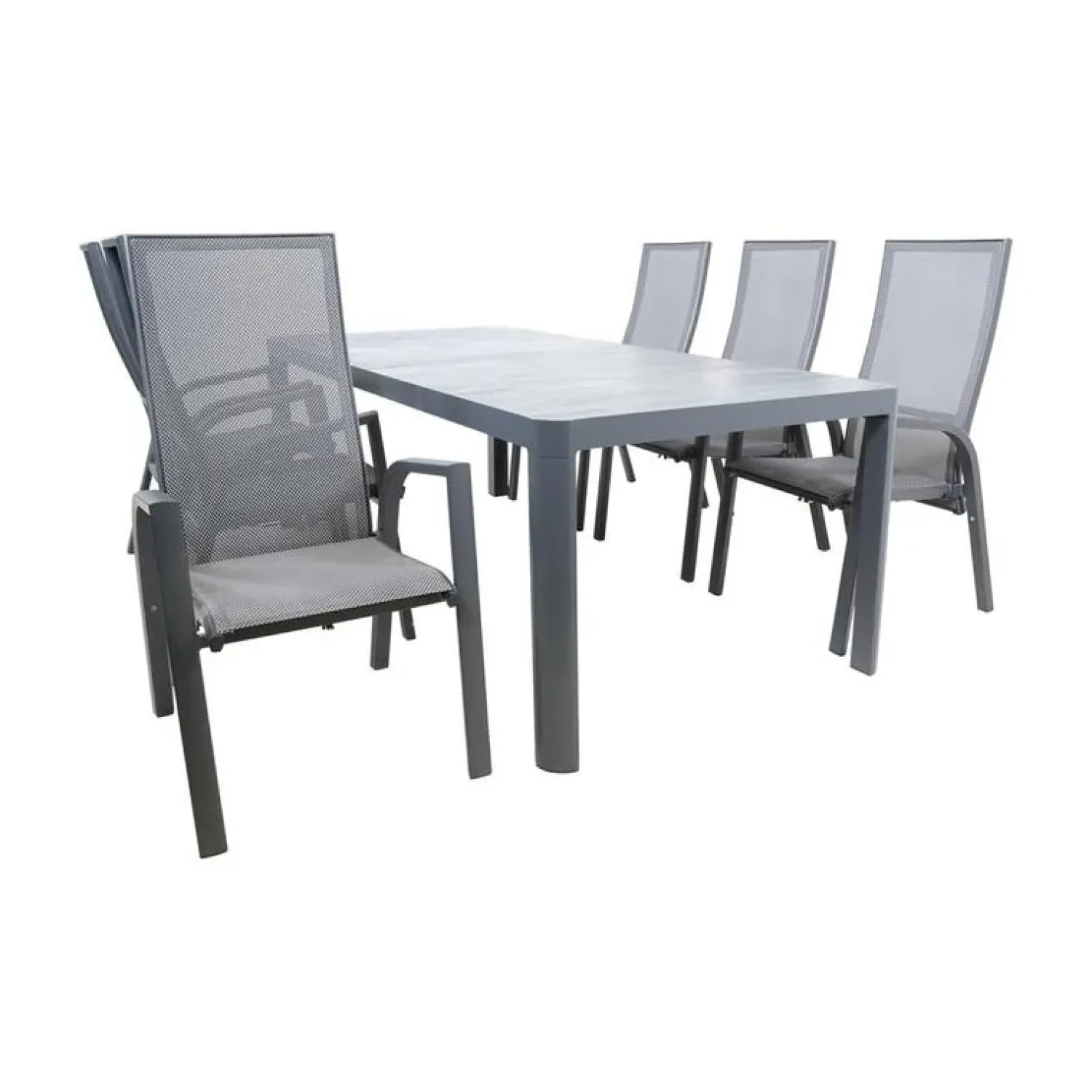 Lesli Living Tuintafels|Tuintafel Castilla 2.0 Noir 220cm