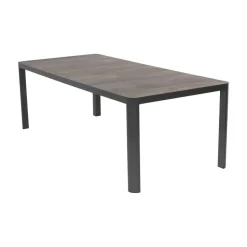 Lesli Living Tuintafels|Tuintafel Castilla Noir 220cm