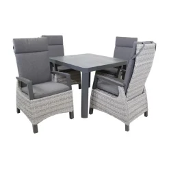 Lesli Living Tuintafels|Tuintafel Castilla 2.0 Noir 100cm