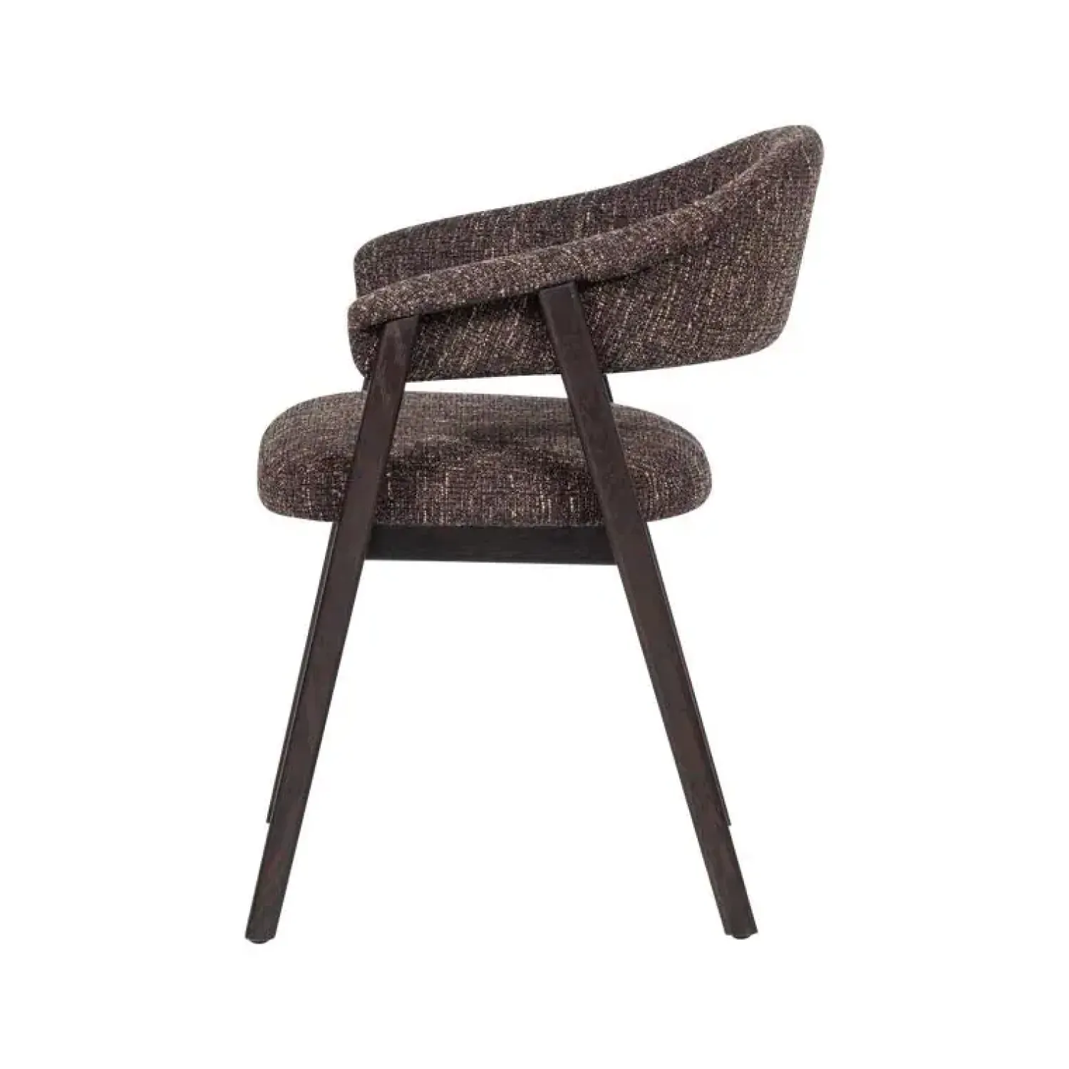 WOOOD Eetkamerstoelen|Tunar Eetkamerstoel Hout Donkerbruin