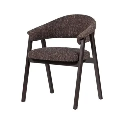 WOOOD Eetkamerstoelen|Tunar Eetkamerstoel Hout Donkerbruin