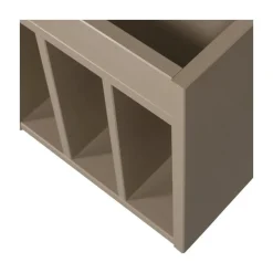 WOOOD Vakkenkasten|Industriele Kasten|Turner Platenkast Grenen Mud 44cm