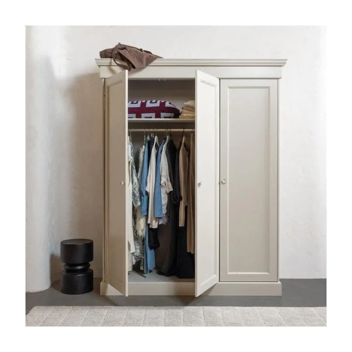 WOOOD Bijzettafels|Tuve Bijzettafel rond Zwart 30cm