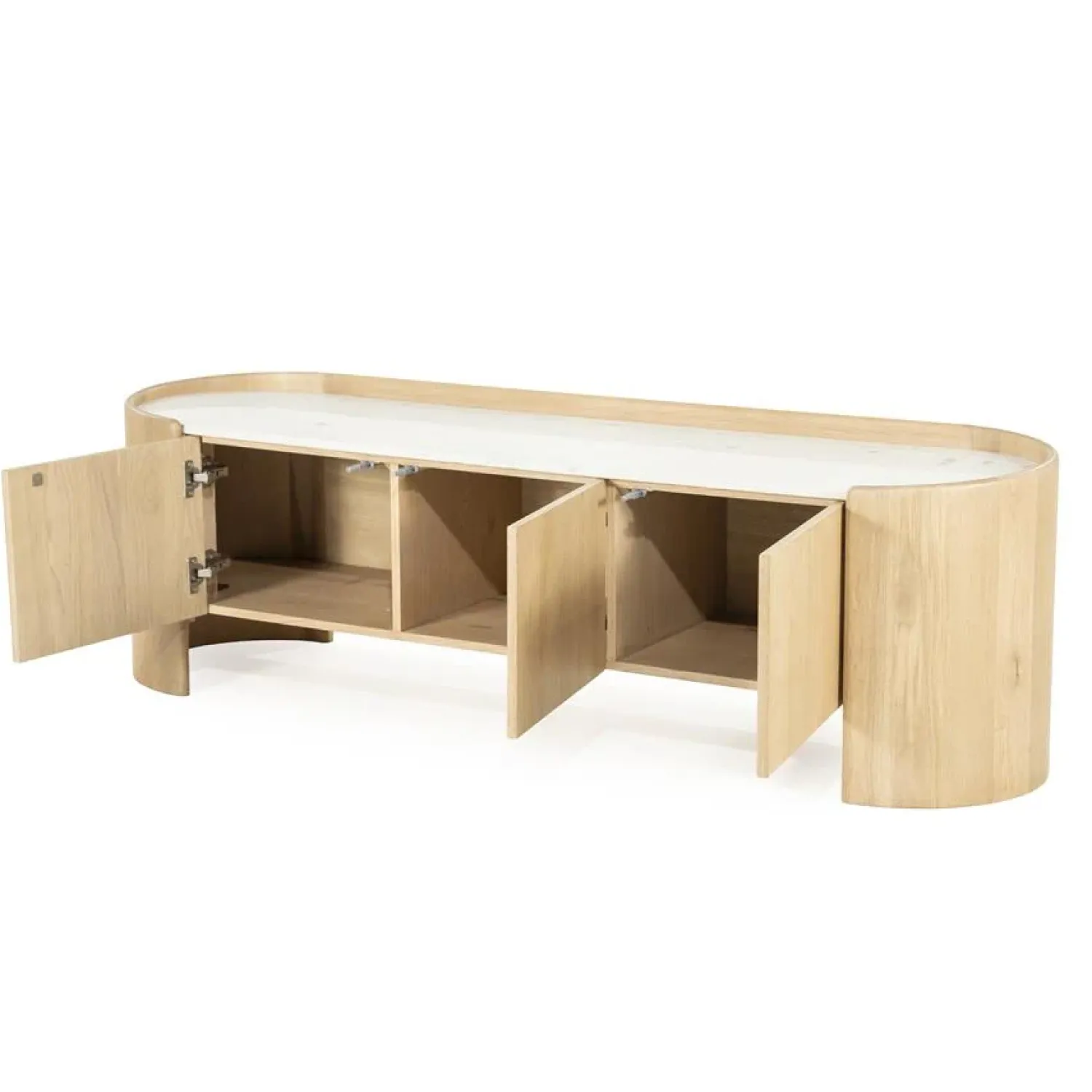 Eleonora Industriele Kasten|Tv Meubels|Tv-meubel Don eikenhout 165cm
