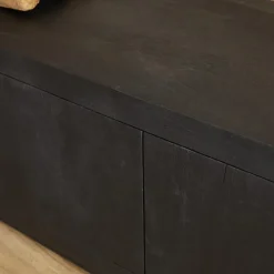 Furndea Industriele Kasten|Tv Meubels|TV meubel Dortmund mangohout zwart 150cm