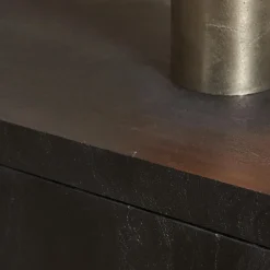 Furndea Industriele Kasten|Tv Meubels|TV meubel Dortmund mangohout zwart 150cm