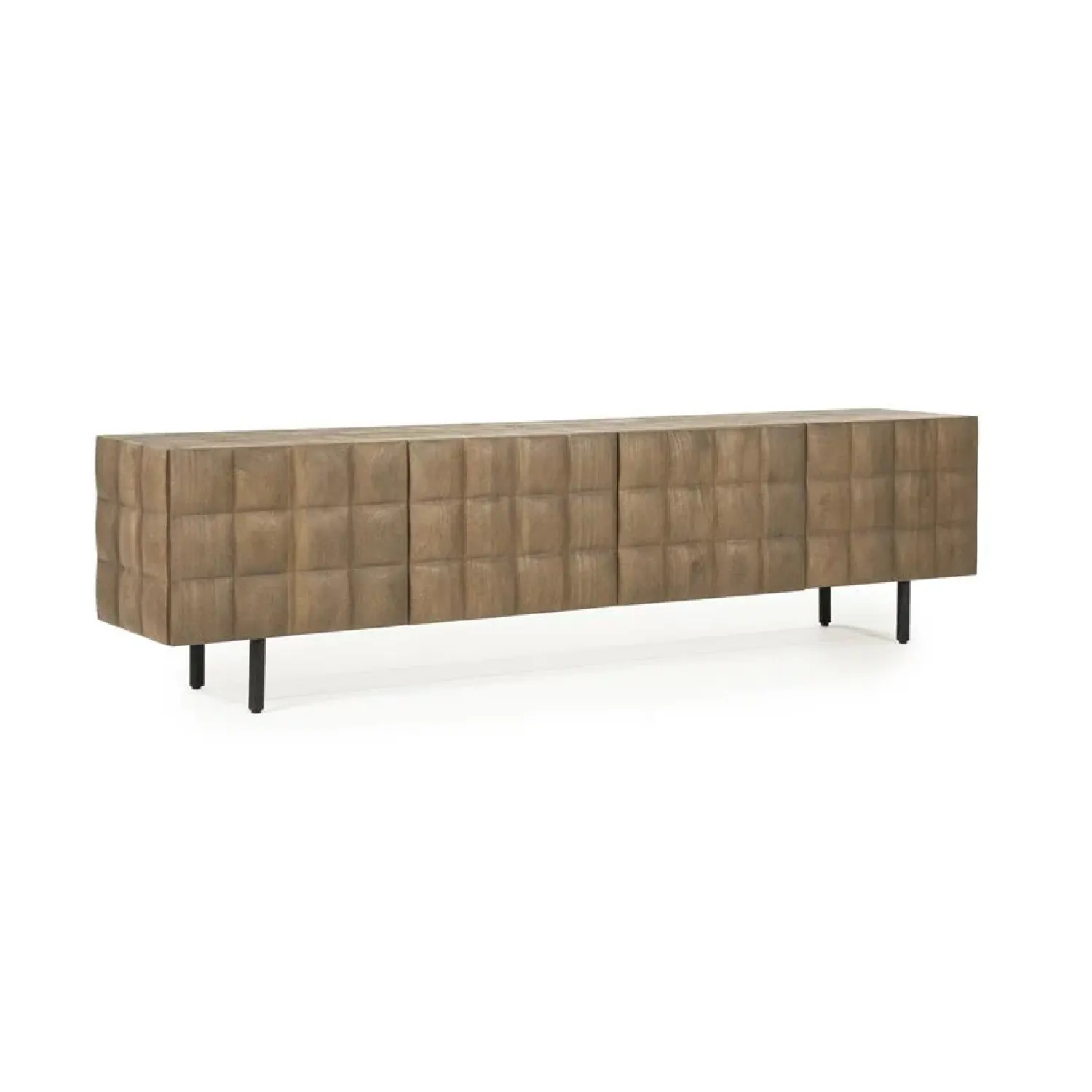 Eleonora Industriele Kasten|Tv Meubels|Tv-meubel Felix Mangohout 214cm