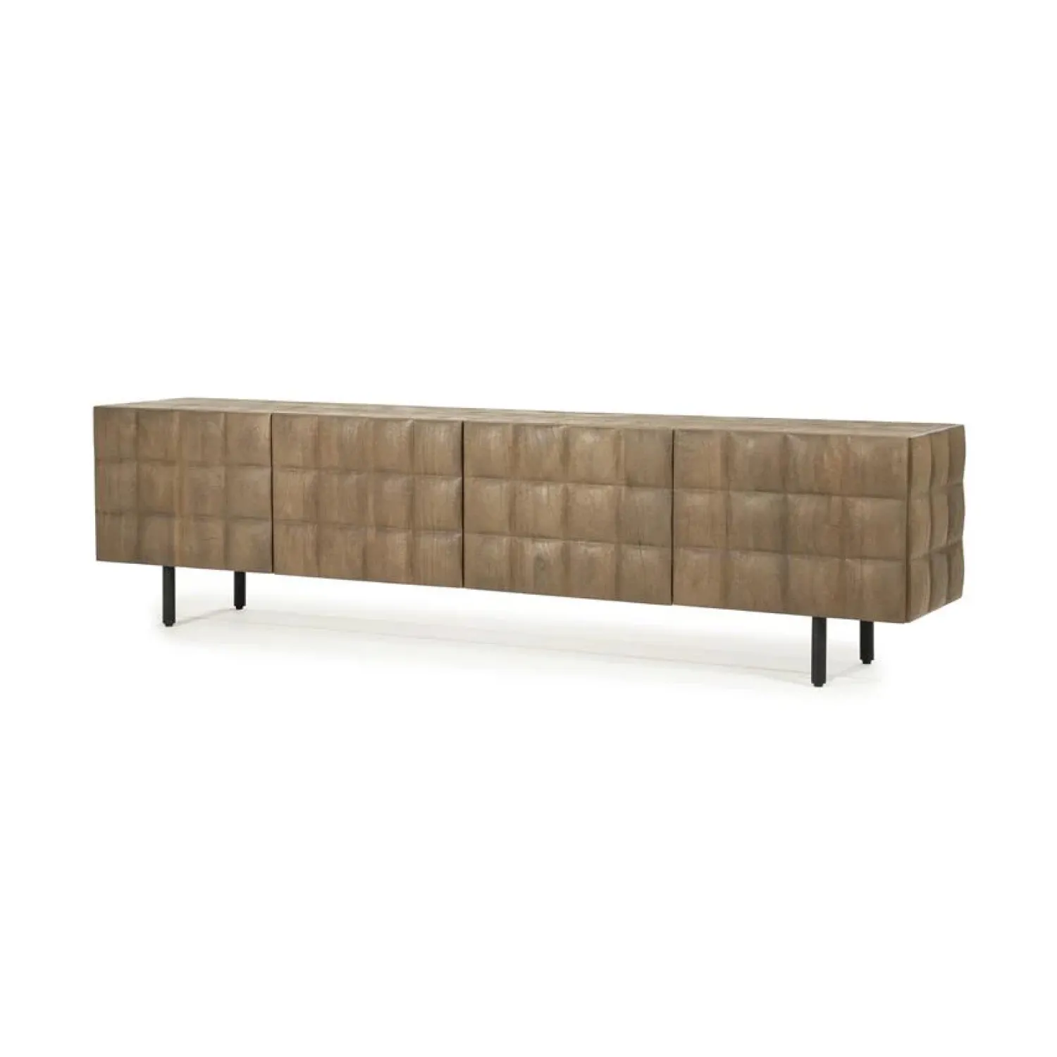 Eleonora Industriele Kasten|Tv Meubels|Tv-meubel Felix Mangohout 214cm