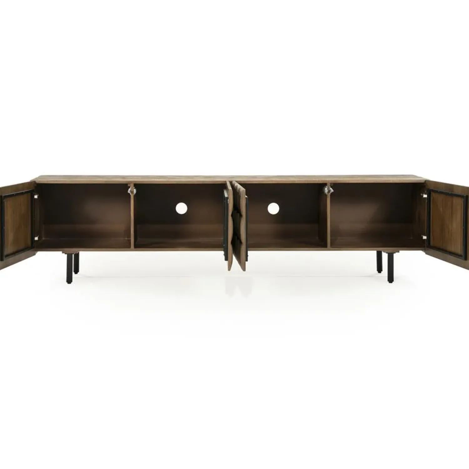 Eleonora Industriele Kasten|Tv Meubels|Tv-meubel Felix Mangohout 214cm