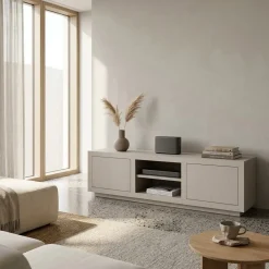 Eleonora Industriele Kasten|Tv Meubels|TV meubel Helsinki Taupe 160cm