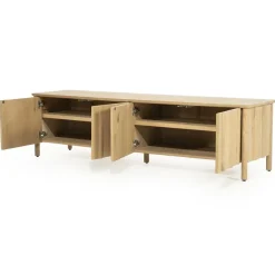 Eleonora Industriele Kasten|Tv Meubels|Tv-meubel Jake 4 deurs naturel 183cm