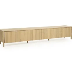 Eleonora Industriele Kasten|Tv Meubels|Tv-meubel Jake 6 deurs naturel 264cm