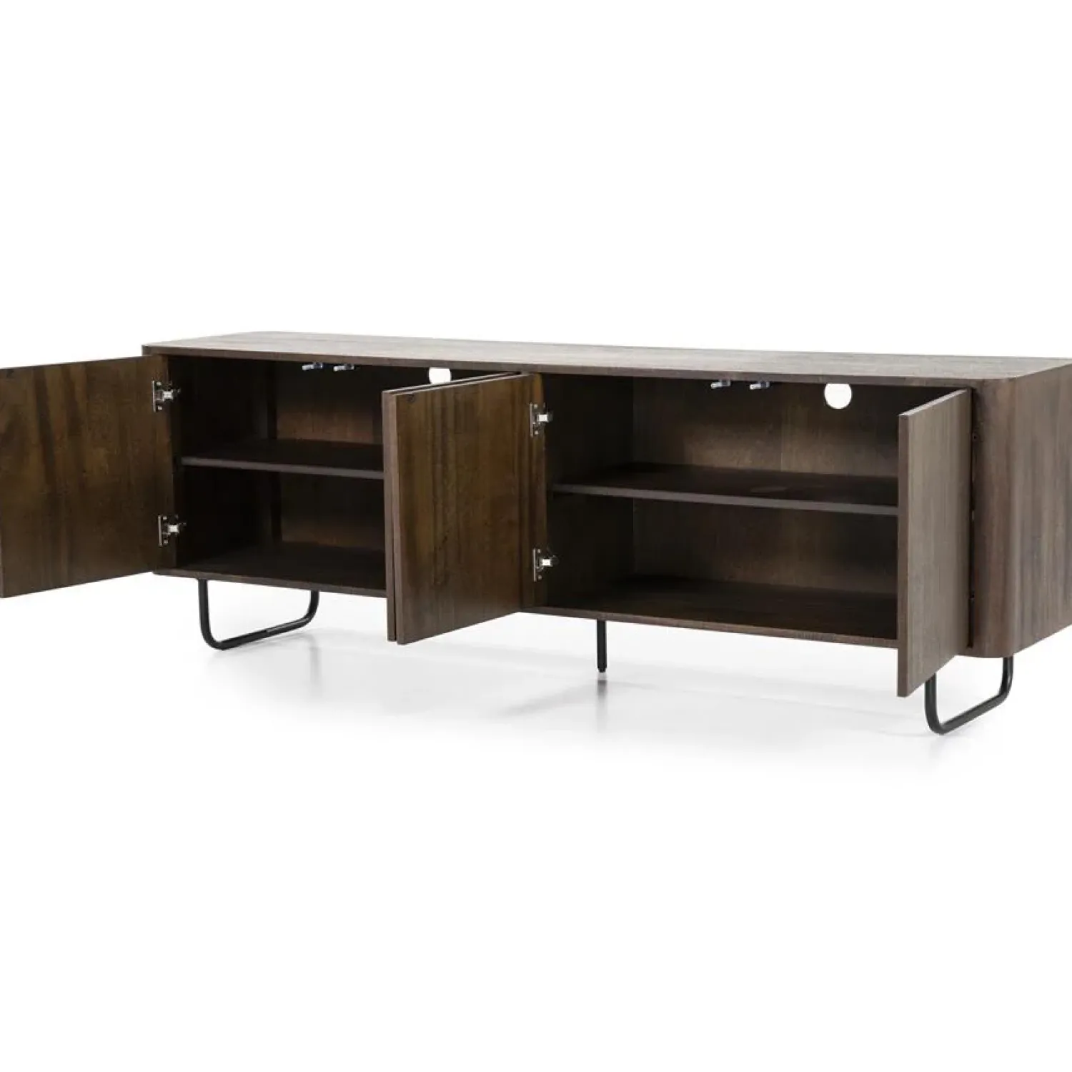 Eleonora Industriele Kasten|Tv Meubels|TV meubel James mangohout Bruin 190cm