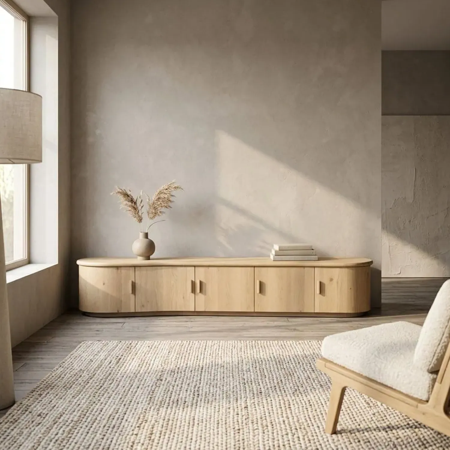 Eleonora Industriele Kasten|Tv Meubels|Tv-meubel Josh naturel 240cm