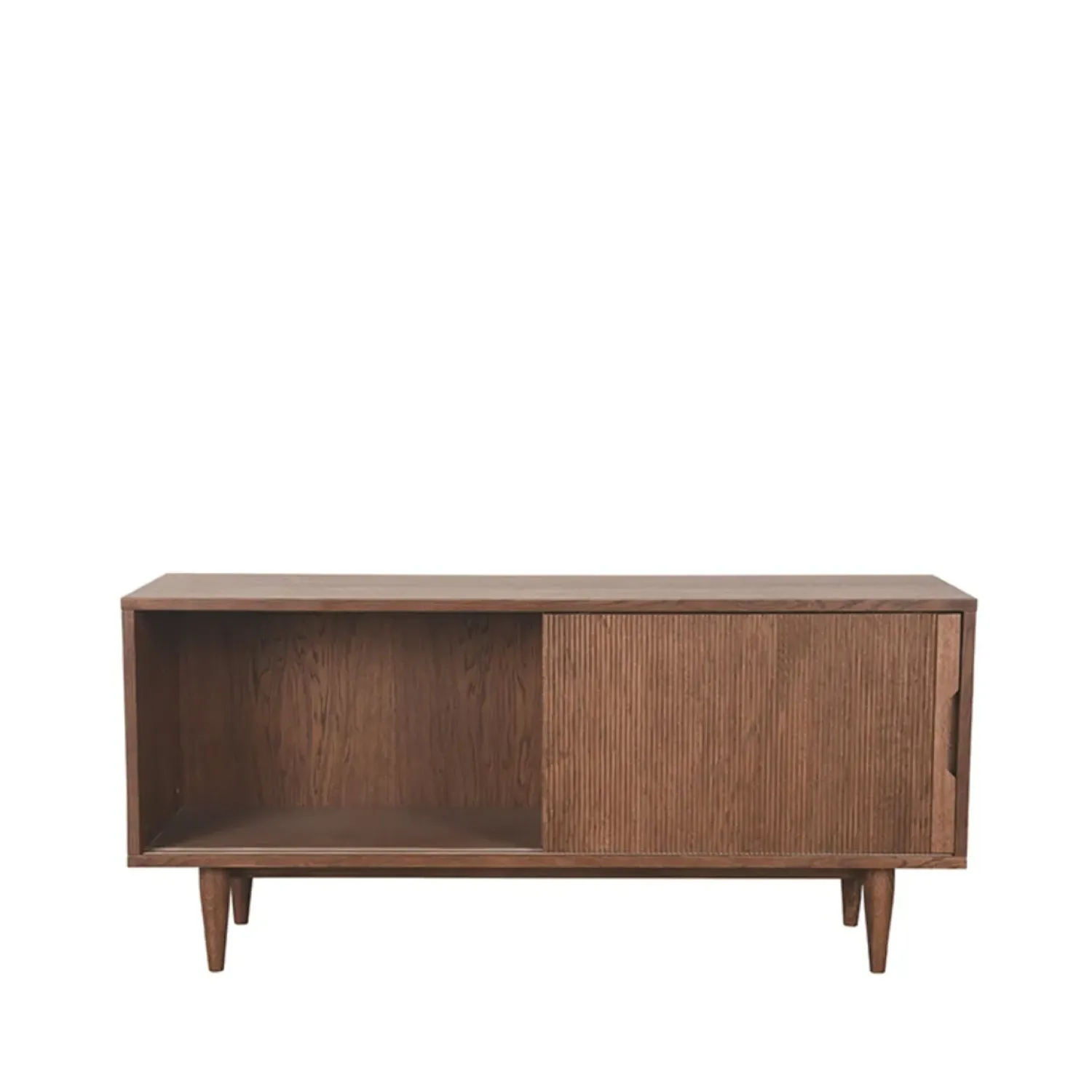 Label51 Industriele Kasten|Tv Meubels|Tv meubel Jule Bruin Eikenhout 130cm