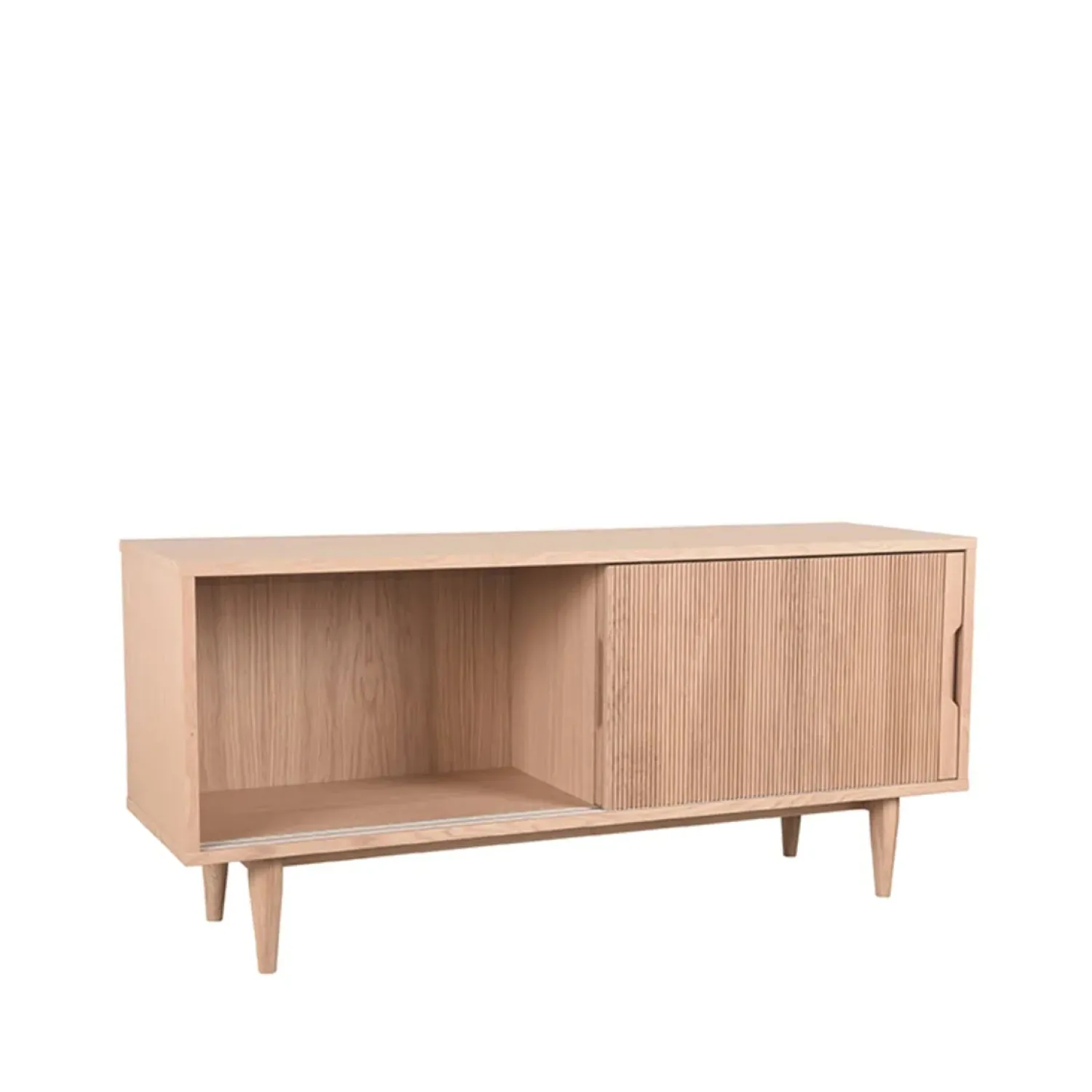 Label51 Industriele Kasten|Tv Meubels|Tv meubel Jule Naturel Eikenhout 130cm